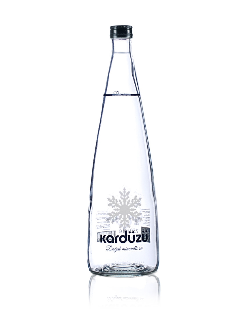 750 ml cam şişe - kardüzü doğal minarelli su